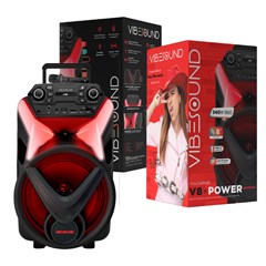 CAIXA SOM AMPLIFICADA V8 POWER 340W RMS VIBE SOUND