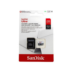 CARTAO MICRO SD 256GB CLASSE 10 100MBPS SANDISK