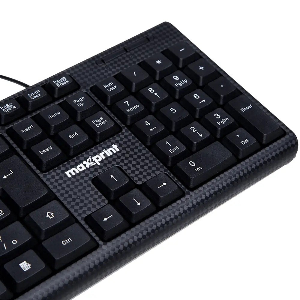Max Print Keyboard KIT TECLADO/MOUSE C/ FIO USB2.0 MAXPRINT | Distribuidora de Eletrônicos ...