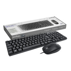 KIT TECLADO E MOUSE COM FIO VIPER PRO