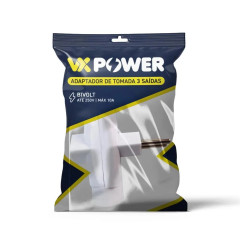 ADAPTADOR T 3 SAIDAS 10A VXPOWER