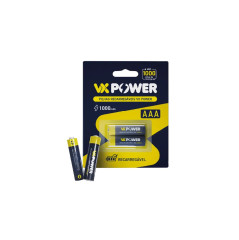 PILHA RECARREGAVEL AAA 1000MA C/2 VXPOWER