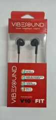 FONE OUVIDO V10 FIT PRETO VIBE SOUND