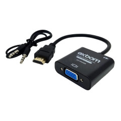 CONVERSOR HDMI X VGA COM AUDIO CCHVA60 EXBOM